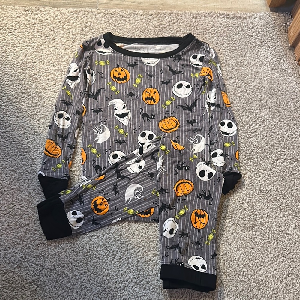Halloween Themed Little Sleepies Pajama Set